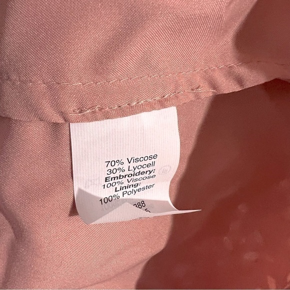 Madewell Eyelet Off The Shoulder Dress in Dusty Clay Size 6 - Picture 12 of 12